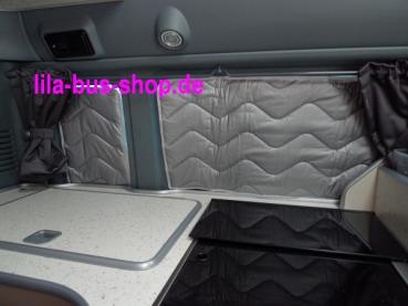 Thermomatten PREMIUM Ford Transit Euroline L1 bis BJ 2013 Komplettset - zum Konfigurieren - mit farbigem Einfassband